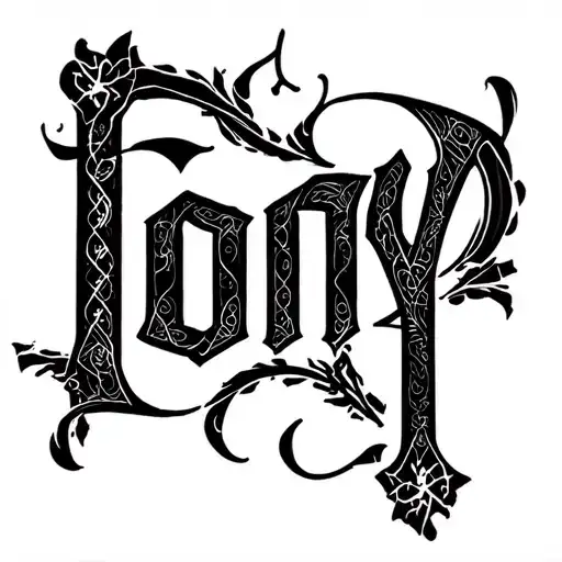 My Name Tony Ambigram