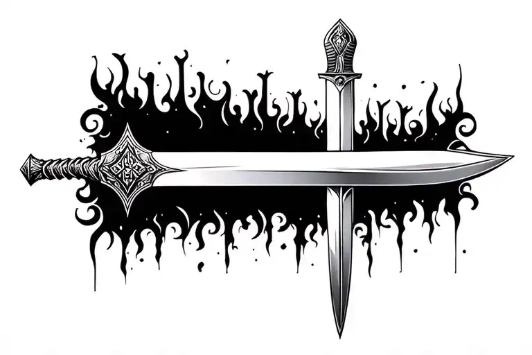 Greek Sword Tattoo Tattoo Troja Kopis