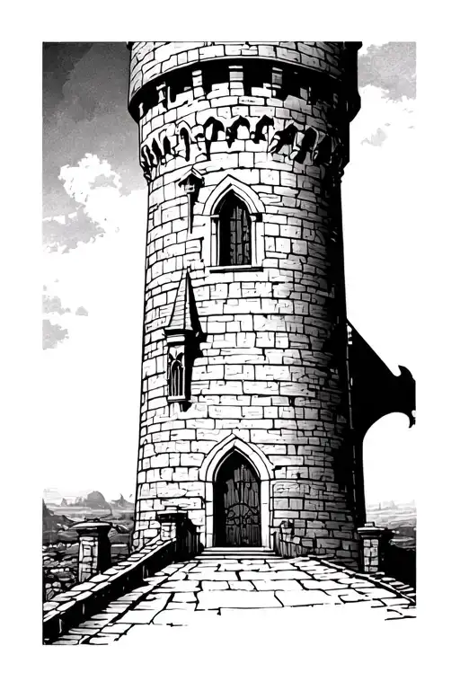 Gothic Medieval Guard Tower