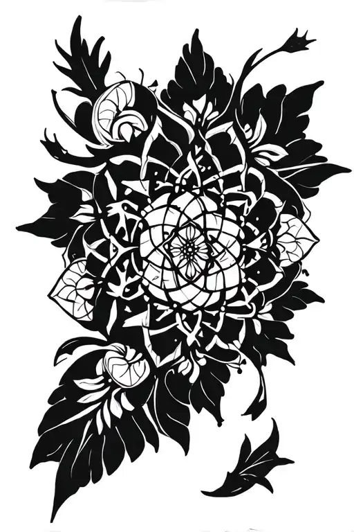 Gothic Mandala Geometric