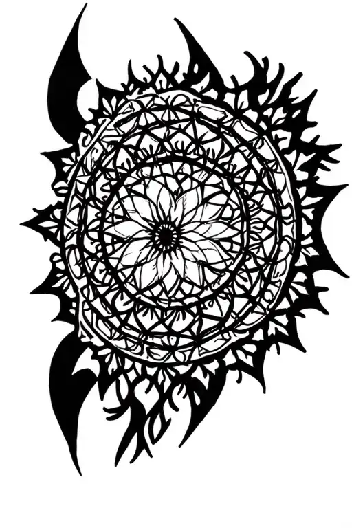 Gothic Mandala Geometric