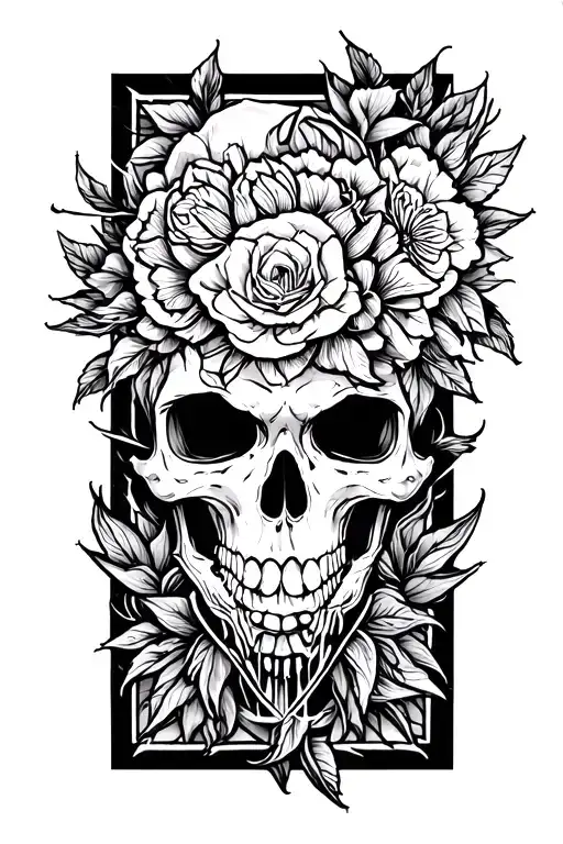 Gang Tattoo Design Featuring
