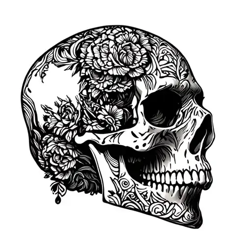 Side Profile Skull