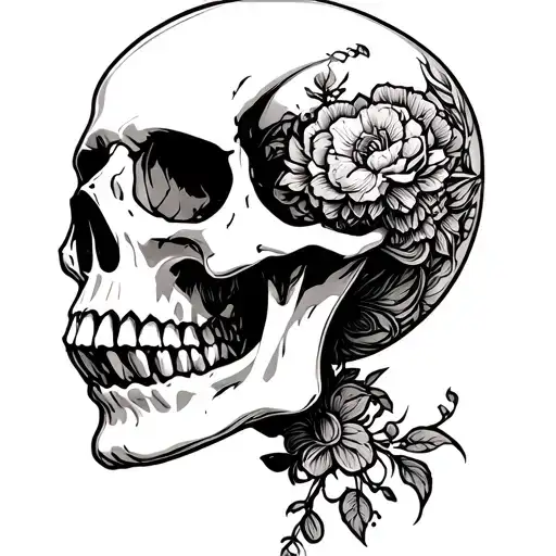 Side Profile Skull