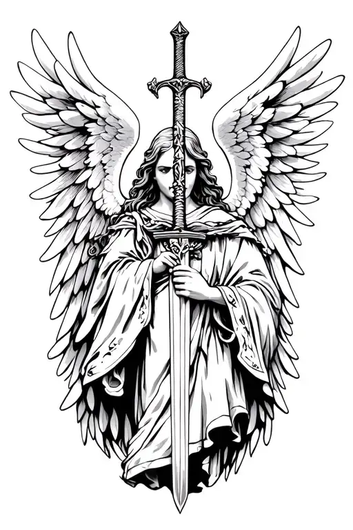 Guardian Angel With A Sword