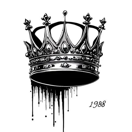 Crown With 1998 Underneath It