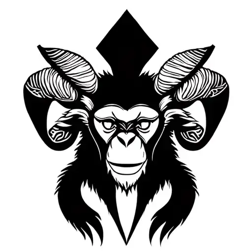 Year Of The Monkey Diamond Aries Symbol