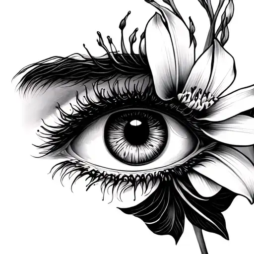 Eye And Spider Lily