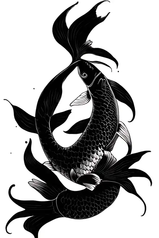 Koi Fish Pisces Zodiac Free Spirit