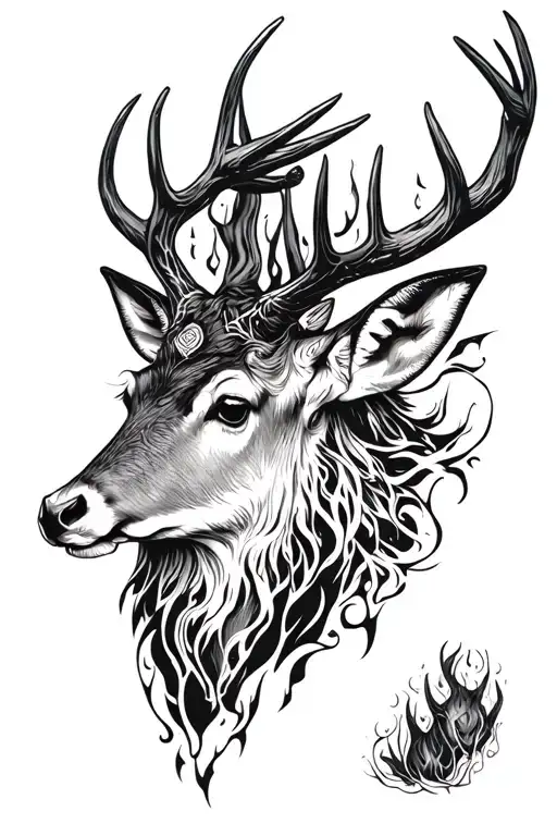 Mythic Deer Patronus Horns