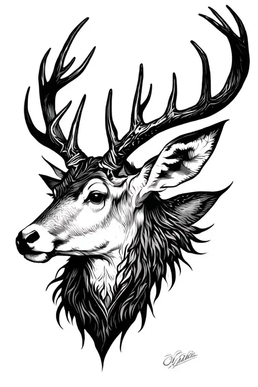 Mythic Deer Patronus Horns