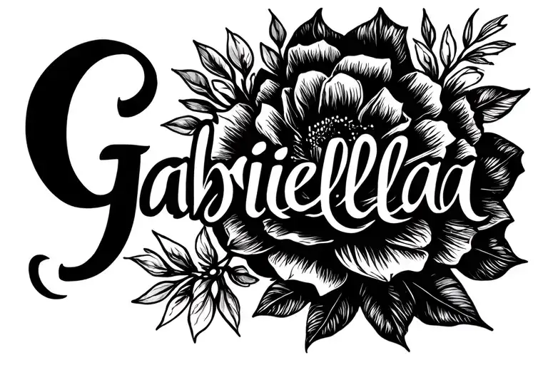 The Name Written Gabriella