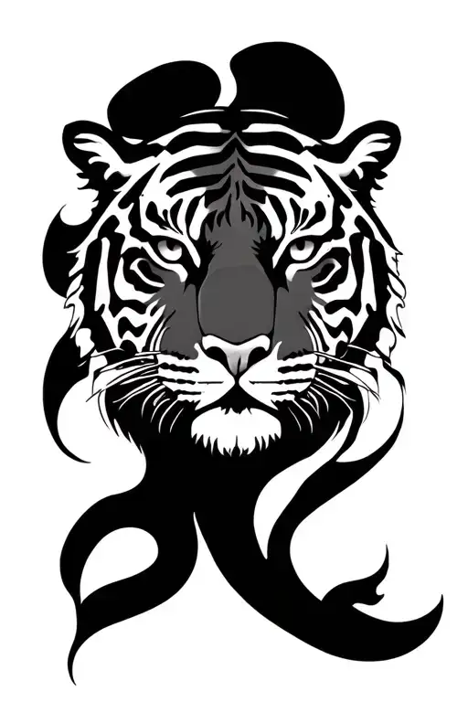 Black Tiger Face