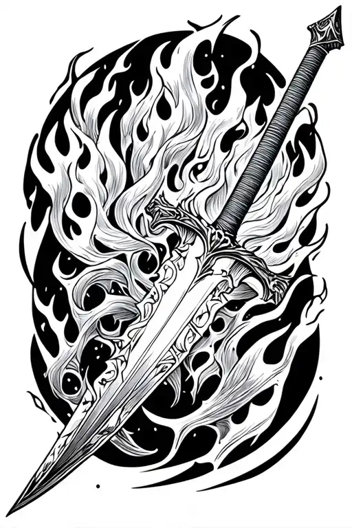 Flaming Sword