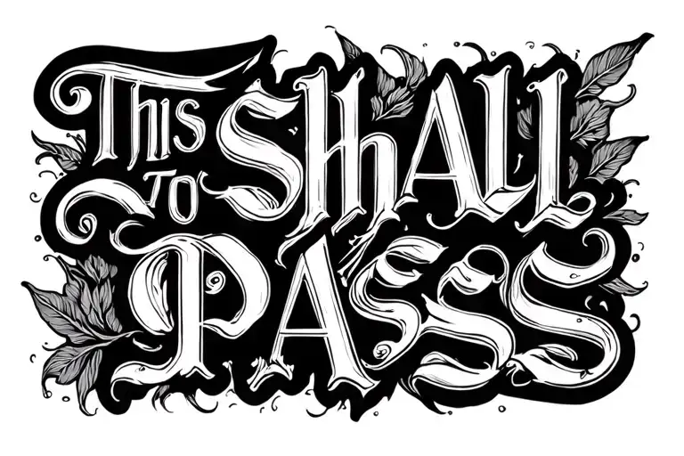 This To Shall Pass