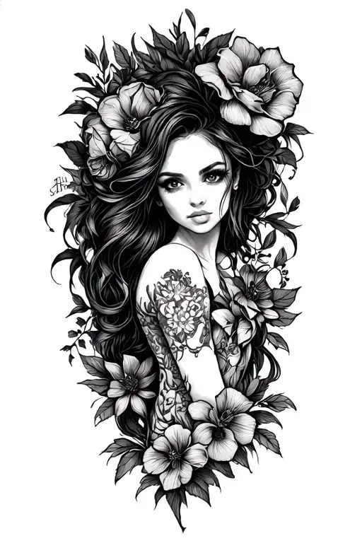 Nettyla Miles Words Tattoo Design