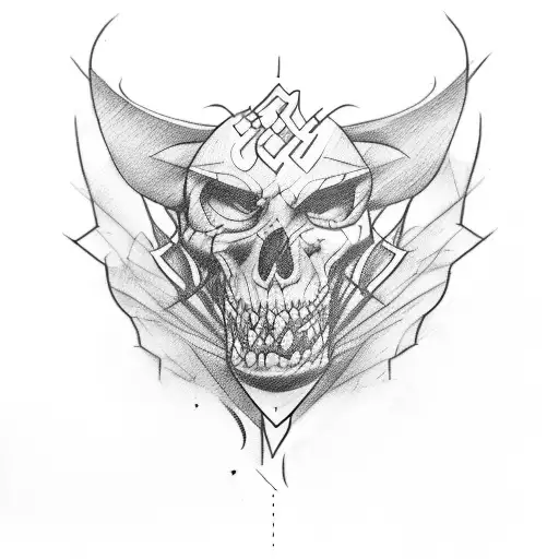 Sketch Of A Male Tattoo In Support Of A Girl Fighting Breast Cancer