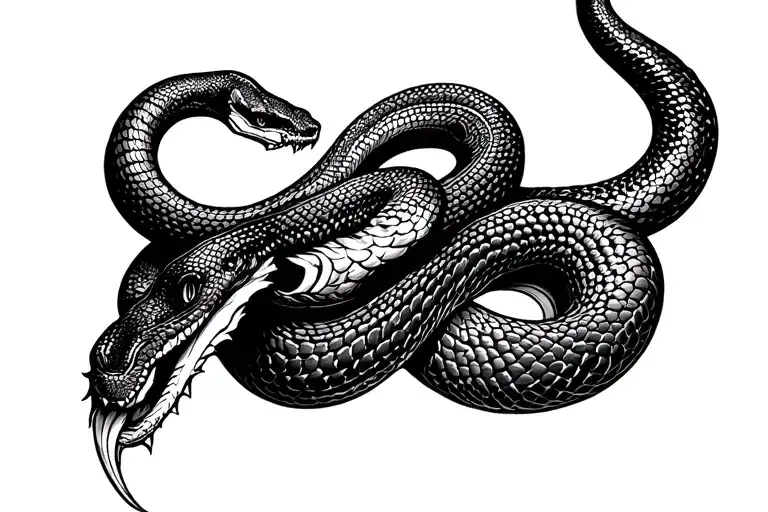 Snake Eaten Its Tail