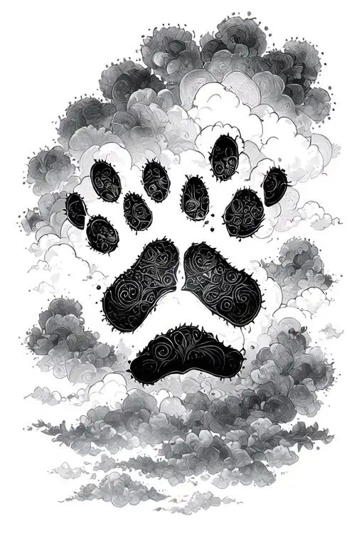 Paw Print Sky