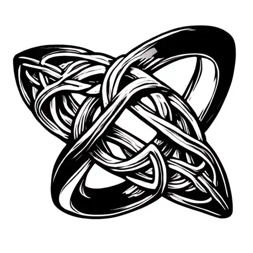 Circle Celtic Knot In A Ring