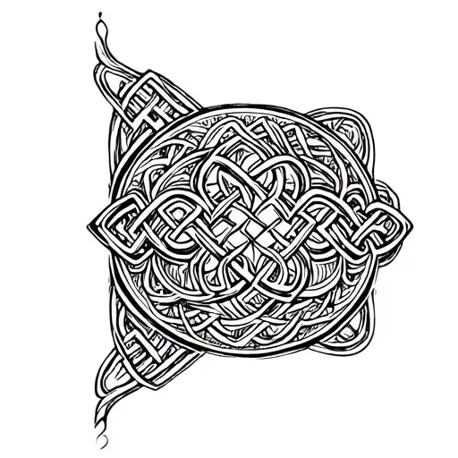 Circular Celtic Knot Band