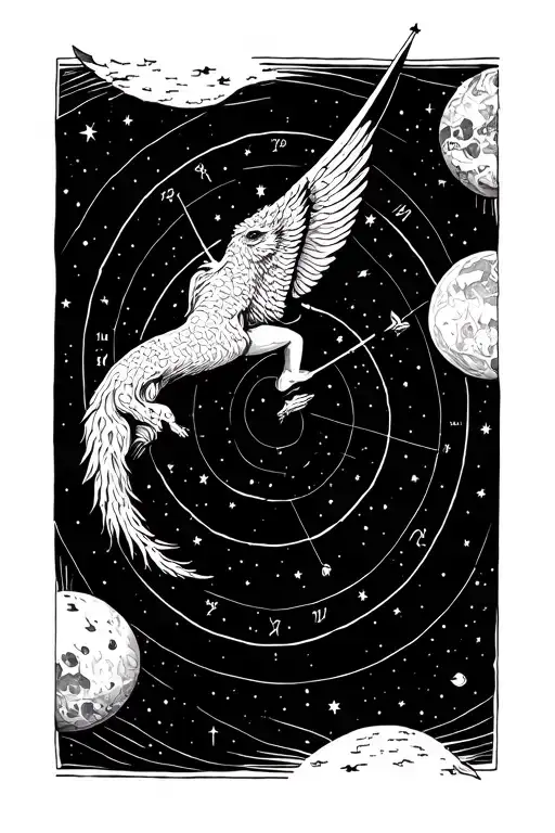 Sagittarius Celestial Map