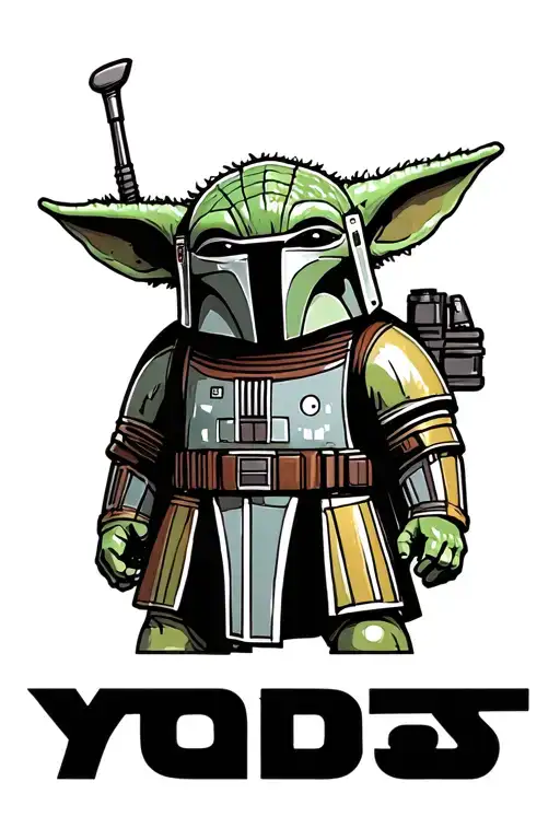 Baby Yoda Boba Fett Mandalorian