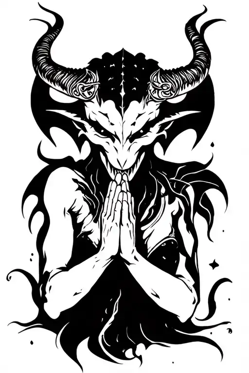 Praying Demon