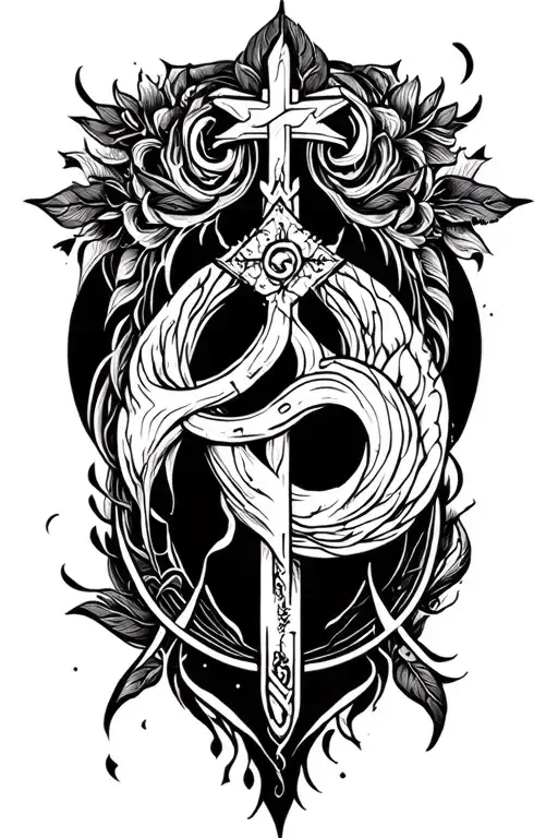 Religious Or Unique Tattoo Design
