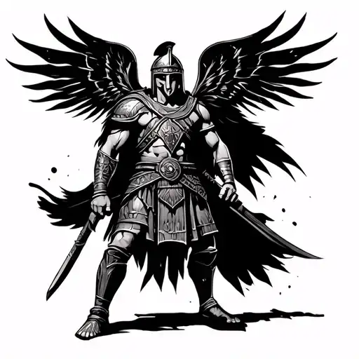 Spartan Warrior Standing