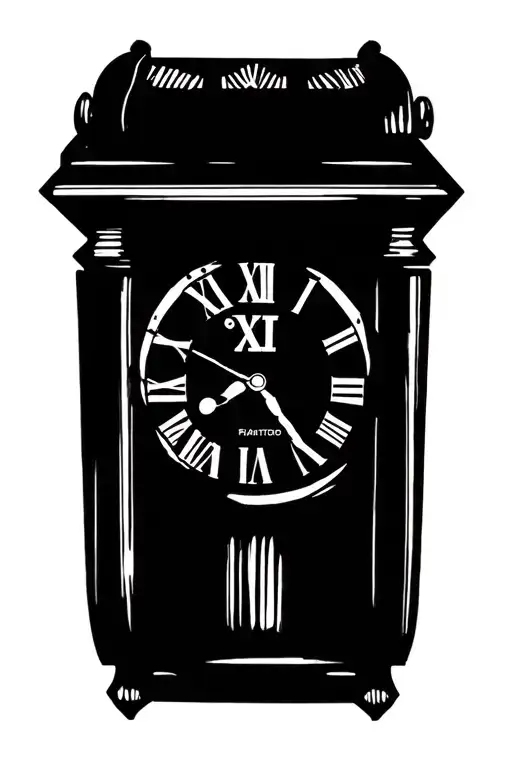 Clock With Roman Numerals Small