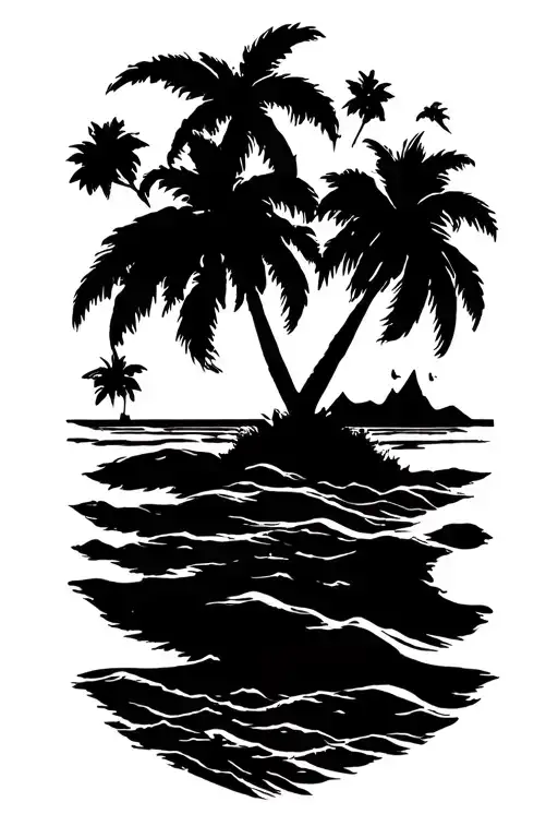 Island Of Isla Mujeres With Longititude And Latitude