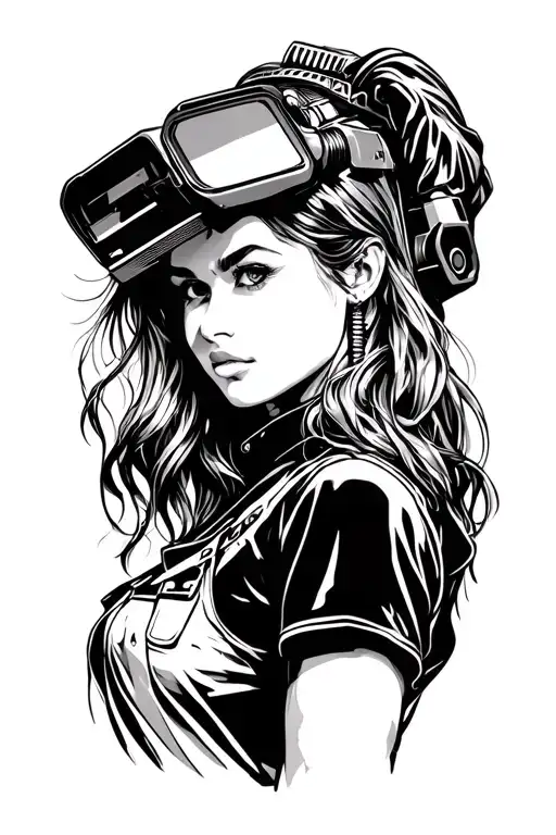 Sexy Welder Girl