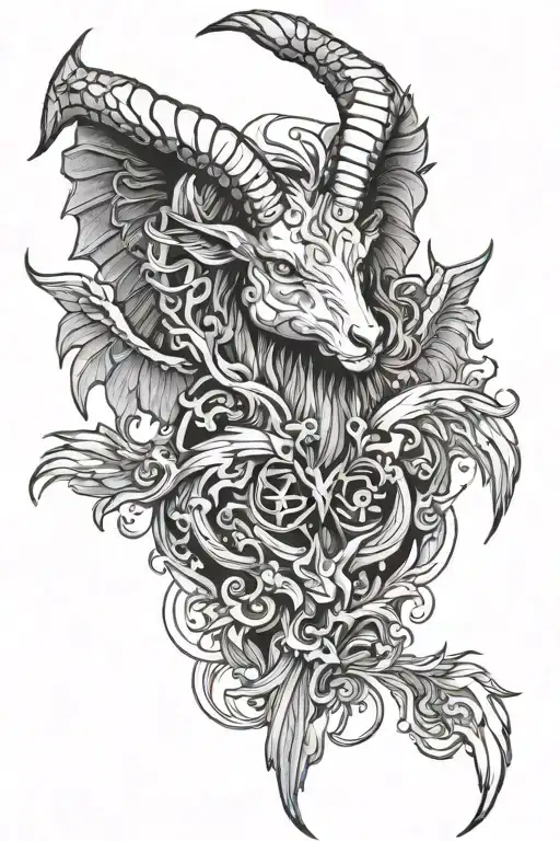 Wing Demonic Goat Surrounded