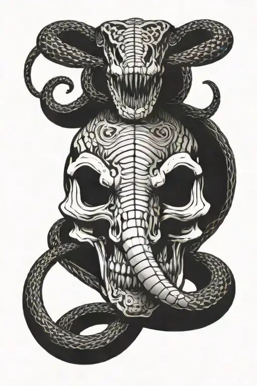 Cobra And Skull