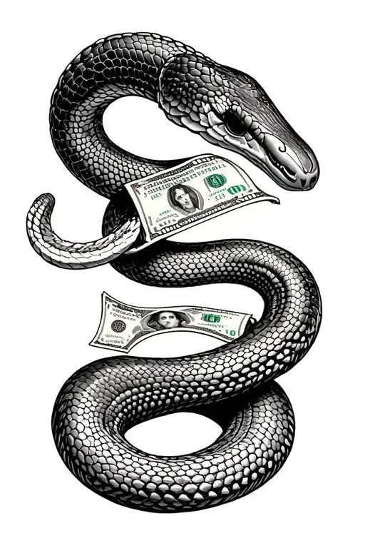 Snake With Money And The Number 2007 Hd Softail Custom