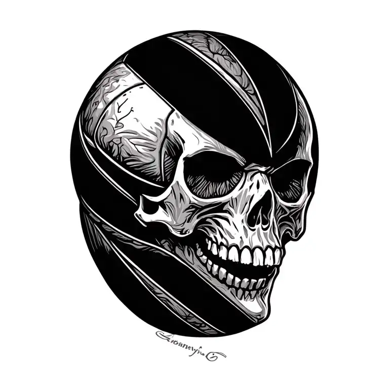 Skull Voleyball Ball