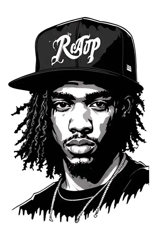 I Want A Powerful Design To Highlight My Love For Rap