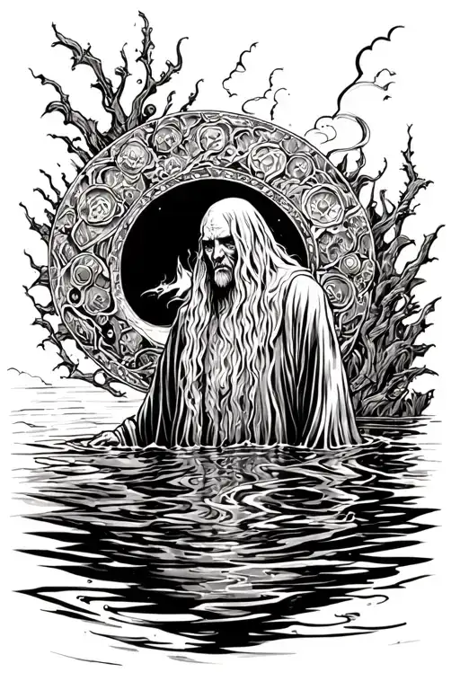 The Watcher In The Water From Lotr