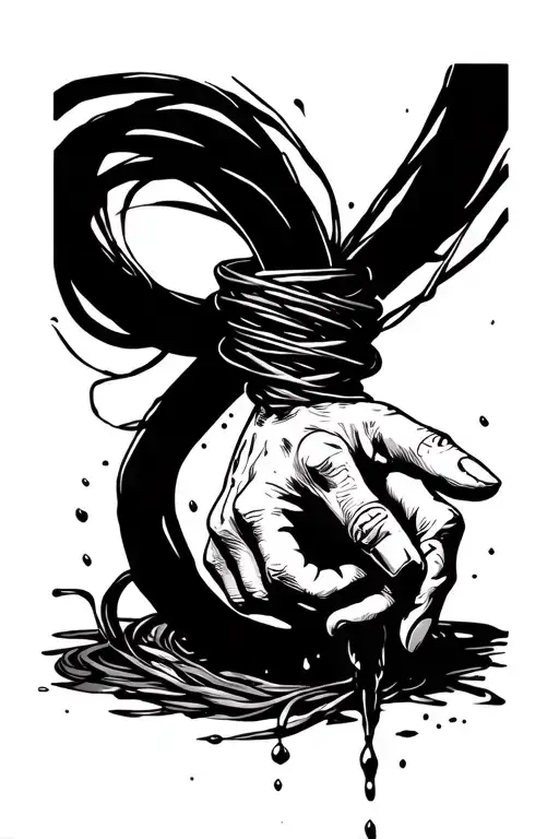 Whip Being Dropped From A Hand