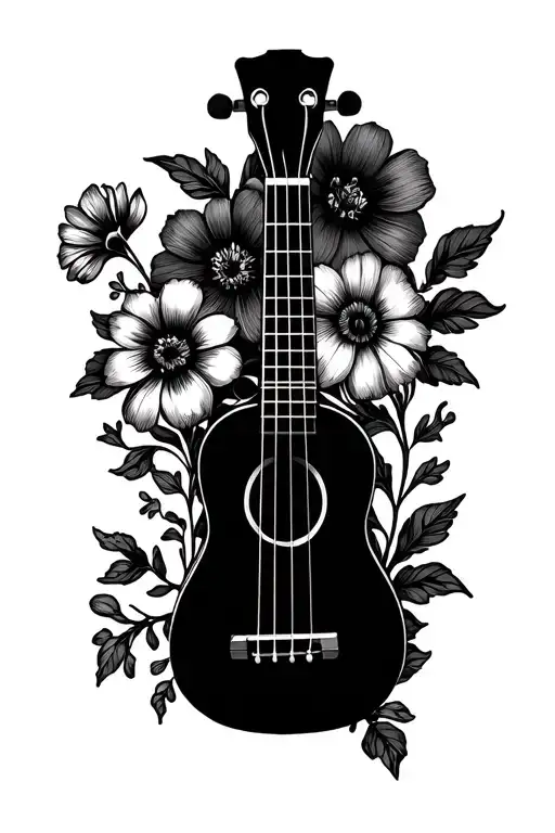 Ukulele Ans Flowers