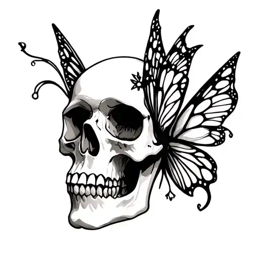 Skull And Fairy
