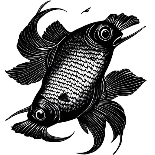 Leo And Pisces Fish Swimming