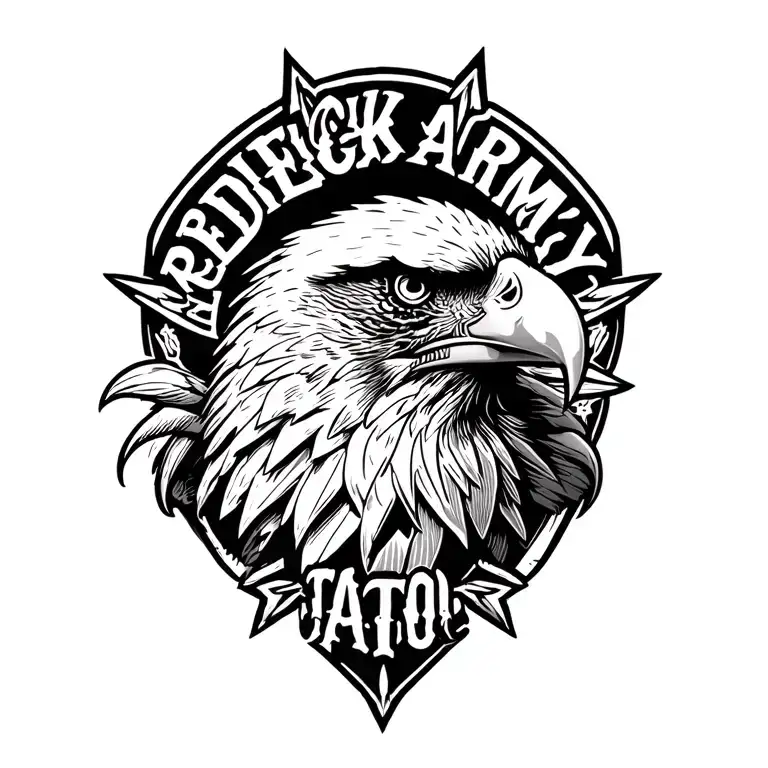 Redneck Army Eagle Bright