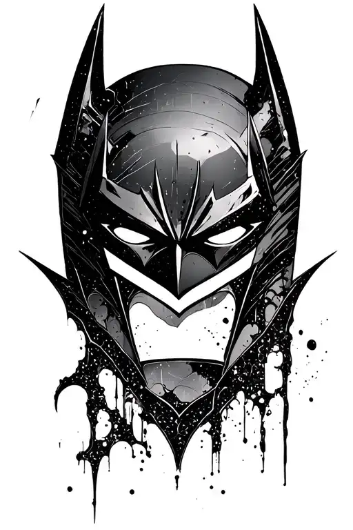 Batman Symbol Abstract Design