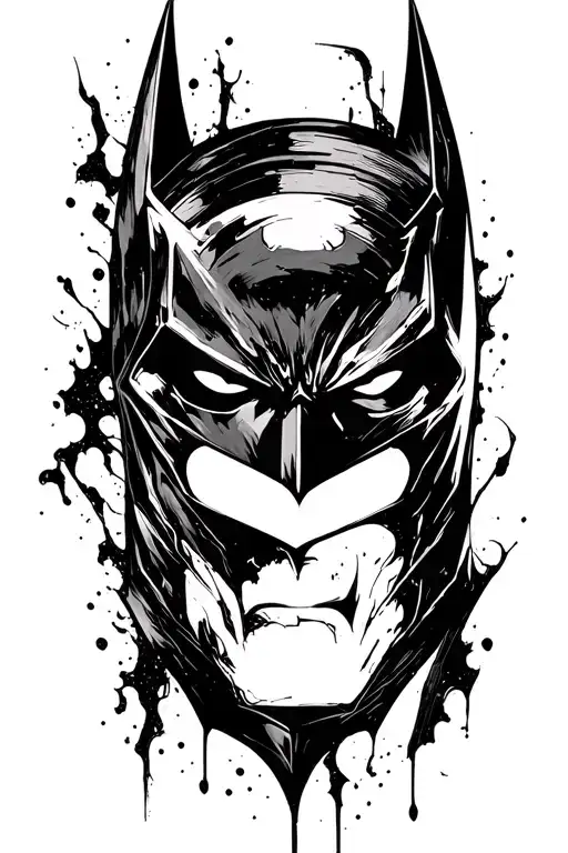 Batman Logo Abstract Design