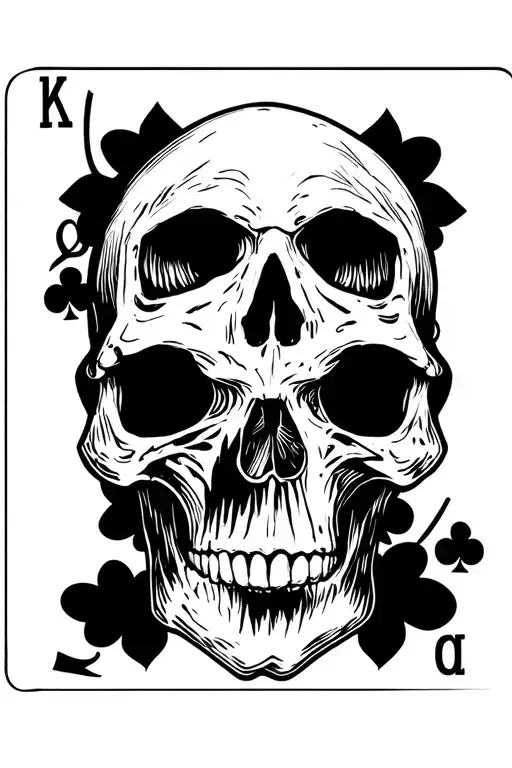 Skull And Cards