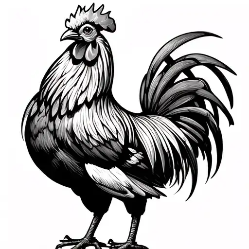 Jersey Giant Rooster