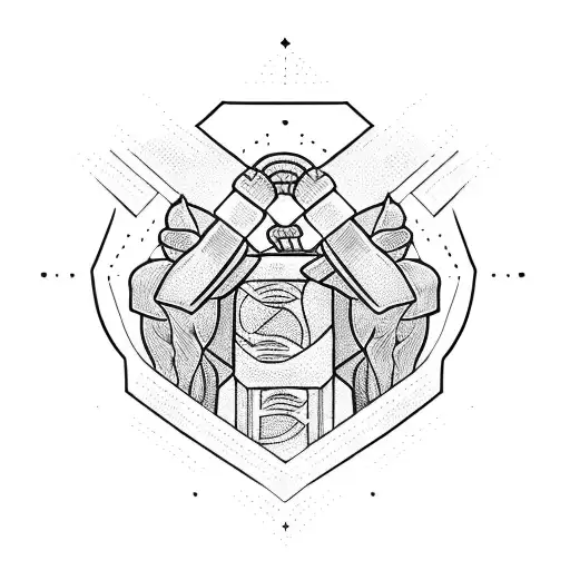 Code Lines Forming A Boxing Ring