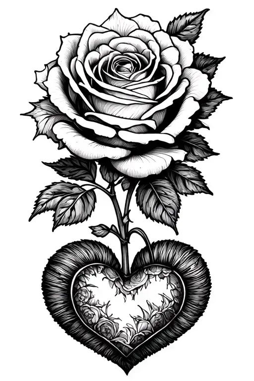 Rosas And A Heart